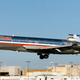 An American Airlines 727-200 lands at Miami in 1996